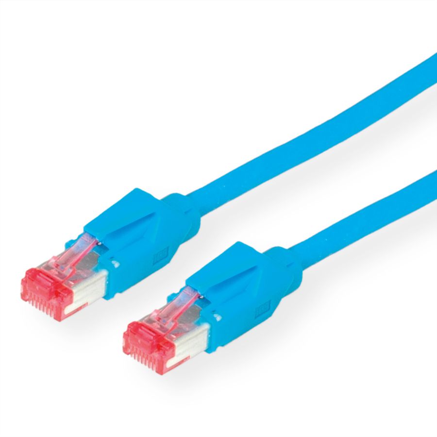 DRAKA Patchkabel Cat.6 (Class E) S/FTP, UC900 TM21, LSOH, blau, 1 m