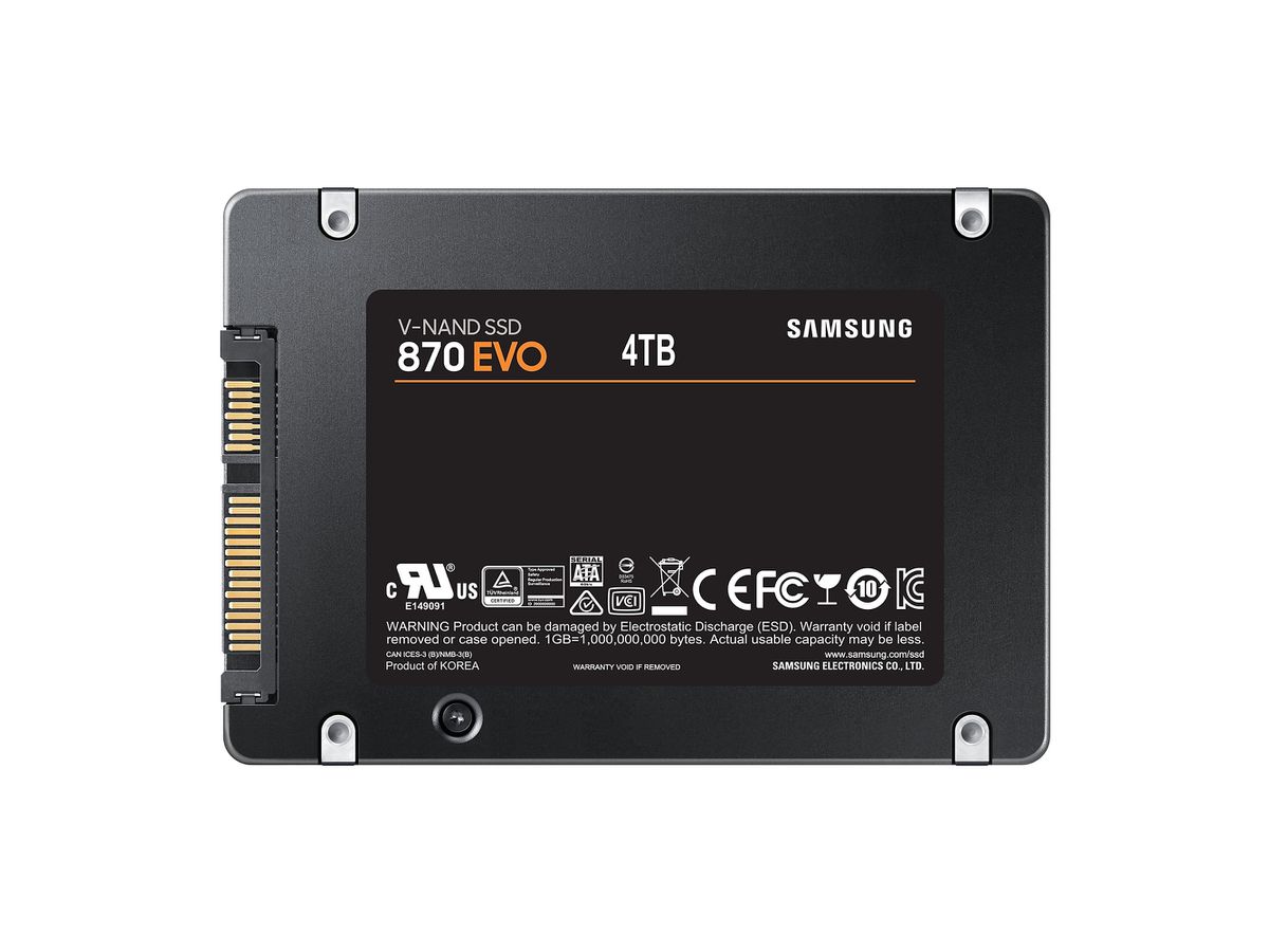 Samsung 870 EVO 2.5" 4 TB Serial ATA III V-NAND