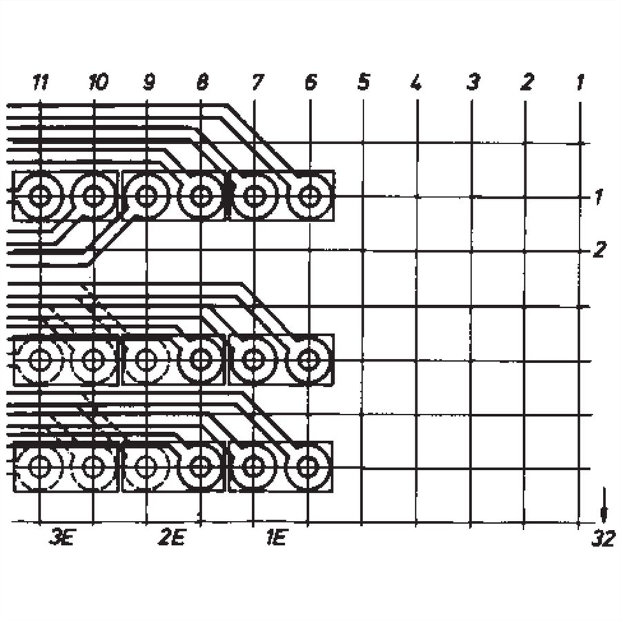 SCHROFF Doppelprüfbuchse x 2 mm - DOPPEL-PRUEFBUCHSE 1.EBENE