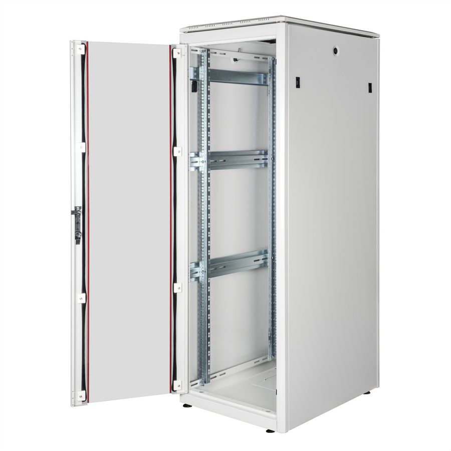 ROLINE 19-Zoll Netzwerkschrank Pro 36 HE, 600x800 BxT Glastür grau