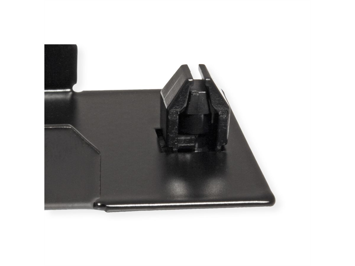 VALUE 19"-Blindplatte Snap-in, 1 HE, schwarz