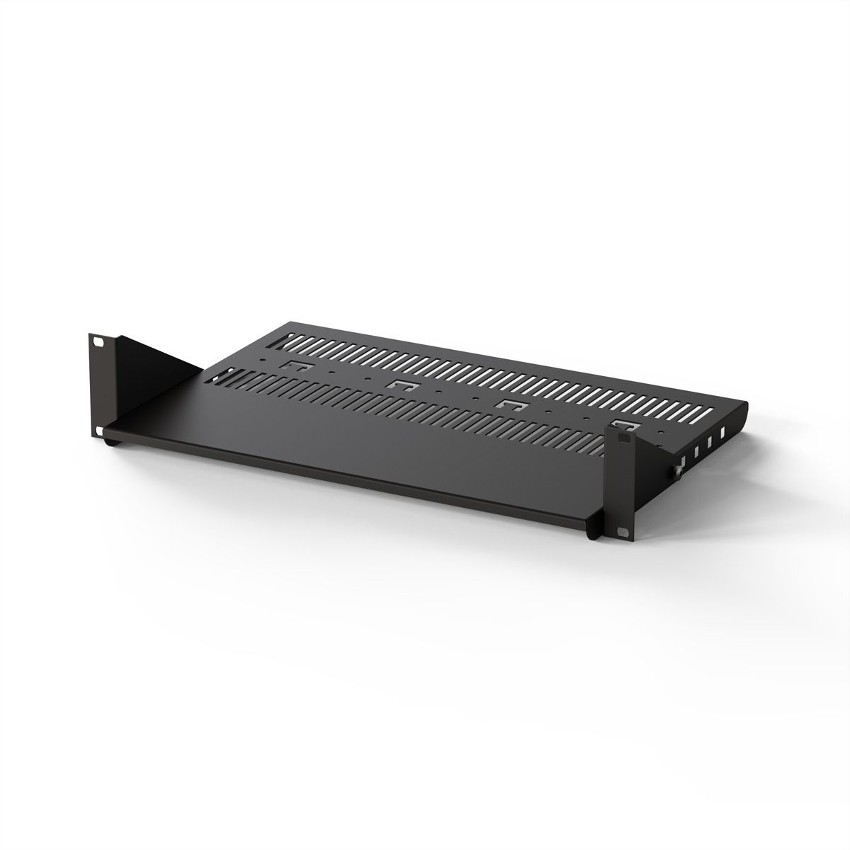 SCHROFF 19"-Geräteträger, Stellfläche 430 x 250mm, RAL7021