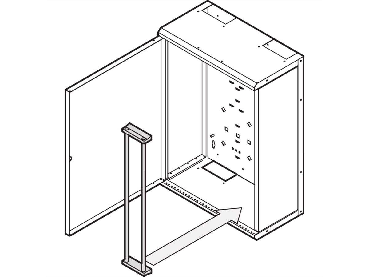 SCHROFF LSA+ Halterung - LSA+ FERNMELDEAUSBAU