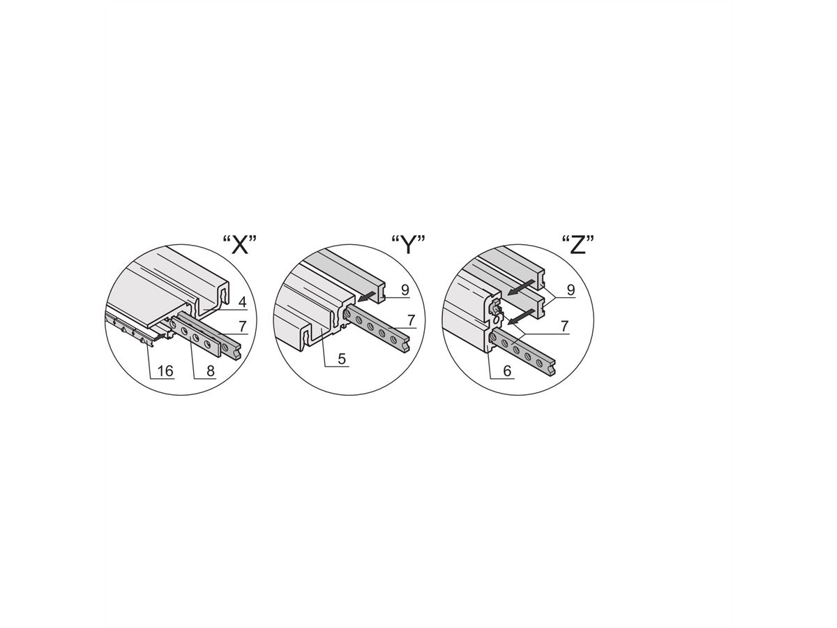 SCHROFF ratiopacPRO air Gehäuse - RATIO.AIR GR 3/4HE 63TE 435T