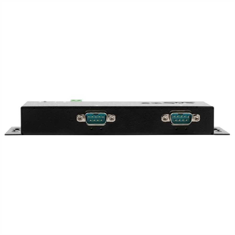 EXSYS EX-6122-2PoE Ethernet zu Seriell  2 x RS-232/422/485  mit 9 Pin Stecker inkl. Virtual Com Software PoE