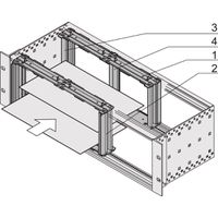 SCHROFF Horizontaler Kartenausbau - HORIZ.AB. 3HE VO KD HI VT