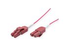 ROLINE LWL-Kabel duplex 50/125µm OM4, LC/LC, UNIBOOT, violett, 3 m