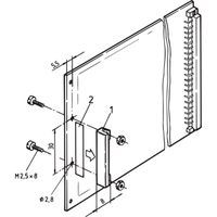 SCHROFF Leiterplattengriff, anschraub-/nietbar - KARTENGRIFF GELB