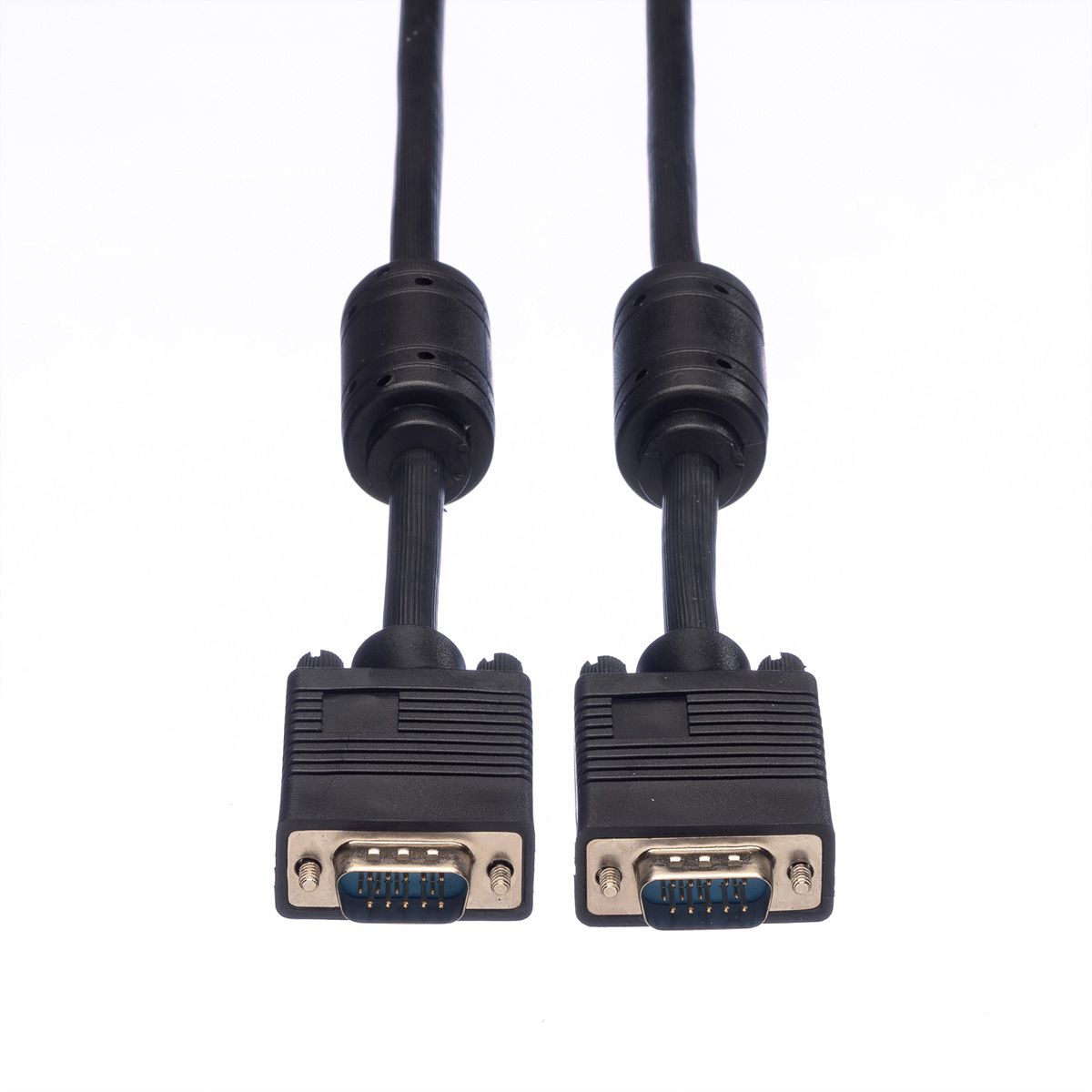 ROLINE SVGA-Kabel HD15 ST - ST mit Ferritkern, 10 m
