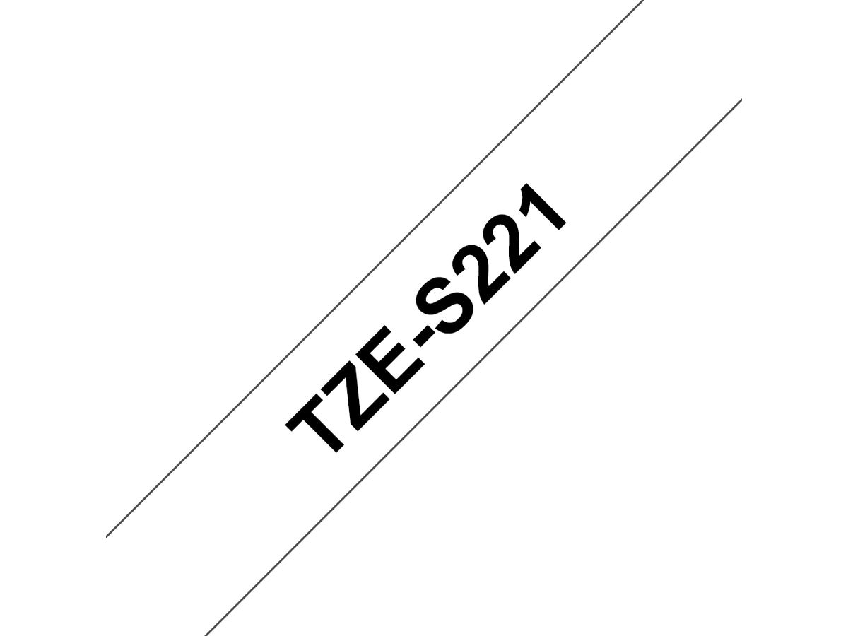 Brother TZE-S221 Etiketten erstellendes Band TZ