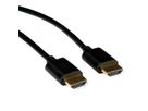 ROLINE HDMI High Speed Kabel mit Ethernet, Slim, ST-ST, schwarz, 2 m