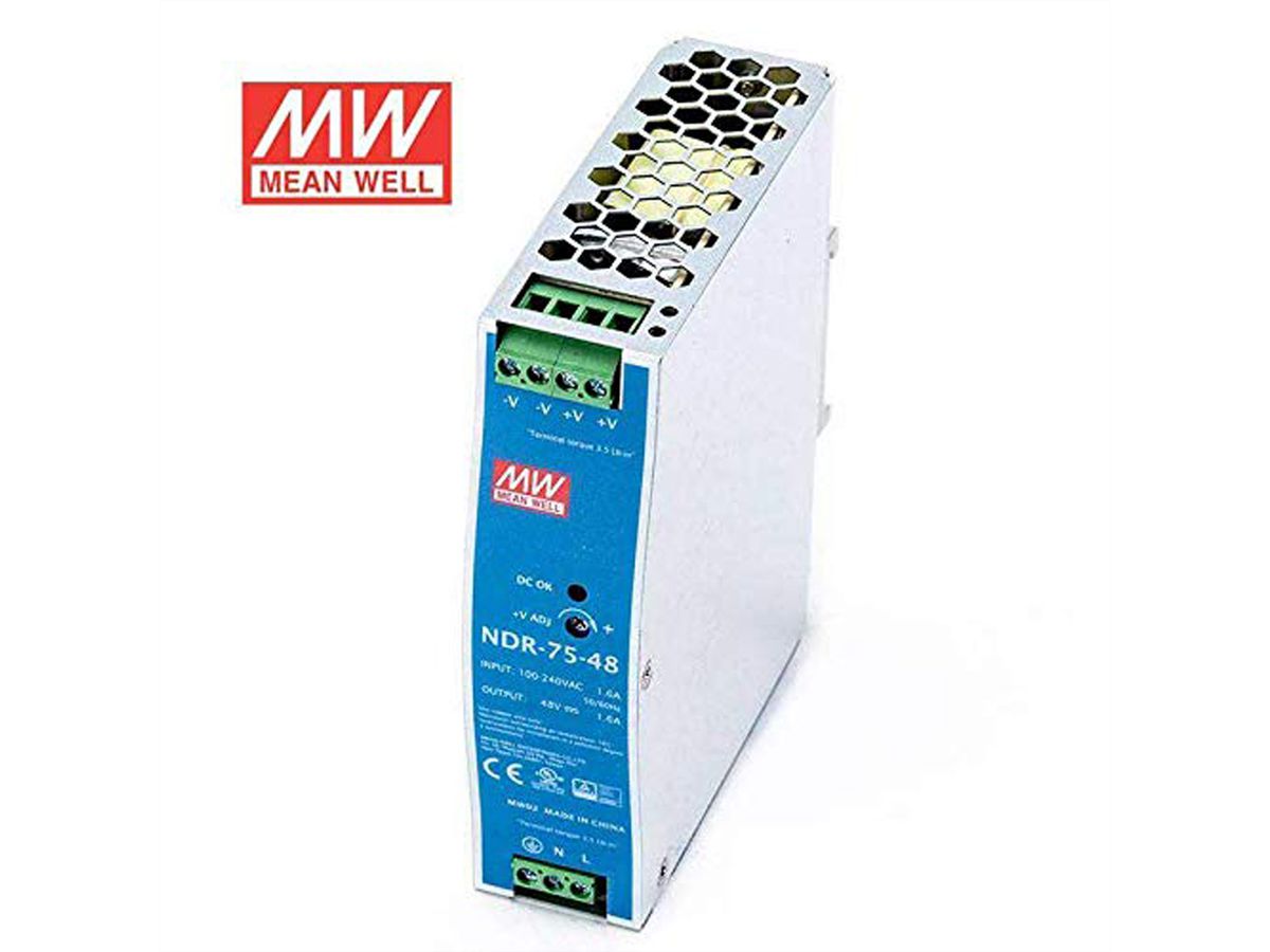 MEAN WELL NDR-75-48 Hutschienennetzteil 75W 48V DC