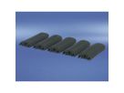 SCHROFF Gummiauflage für Doppel-Stahlkabelöse - GUMMI AUFLAGE SET(110MM)5STK
