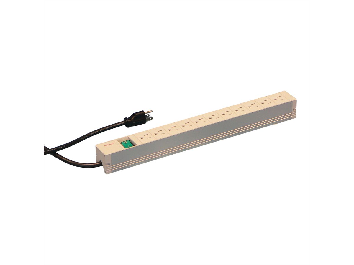 SCHROFF USA-Steckdosenleiste - STDL.US 11DO.SCHALTER 438,5L