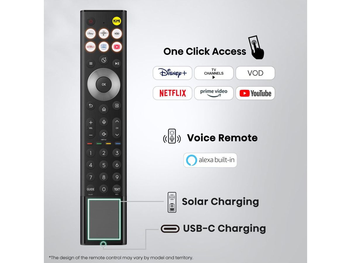 Hisense TV 75UR8DS 75", RGB Mini LED 4K, 180Hz, 3500 Nits