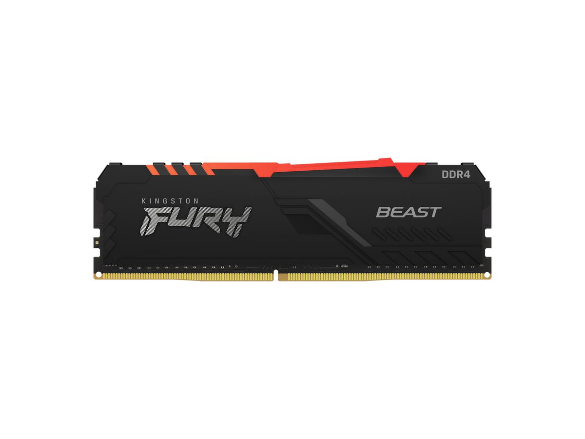 Kingston Technology FURY Beast RGB Speichermodul 8 GB 1 x 8 GB DDR4 3600 MHz