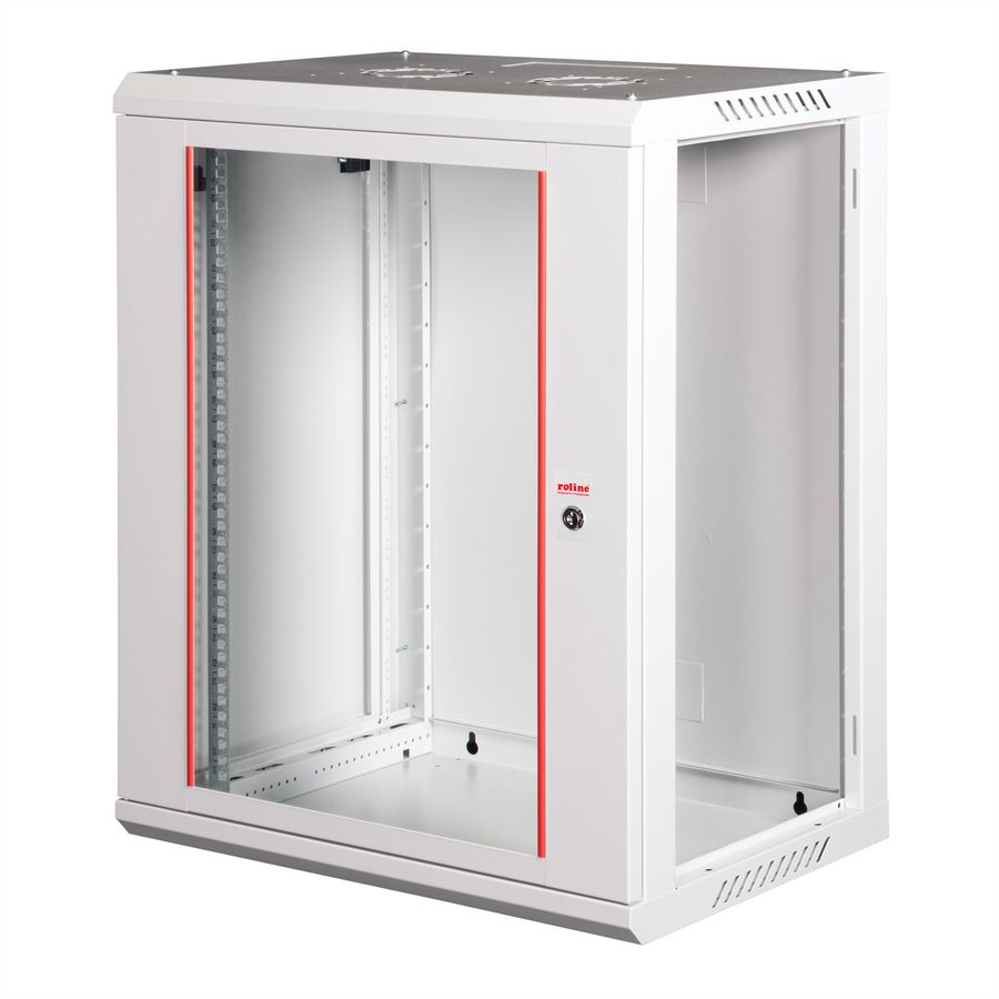 ROLINE 19-Zoll Wandgehäuse Basic Plus 18HE, 600x450 BxT grau