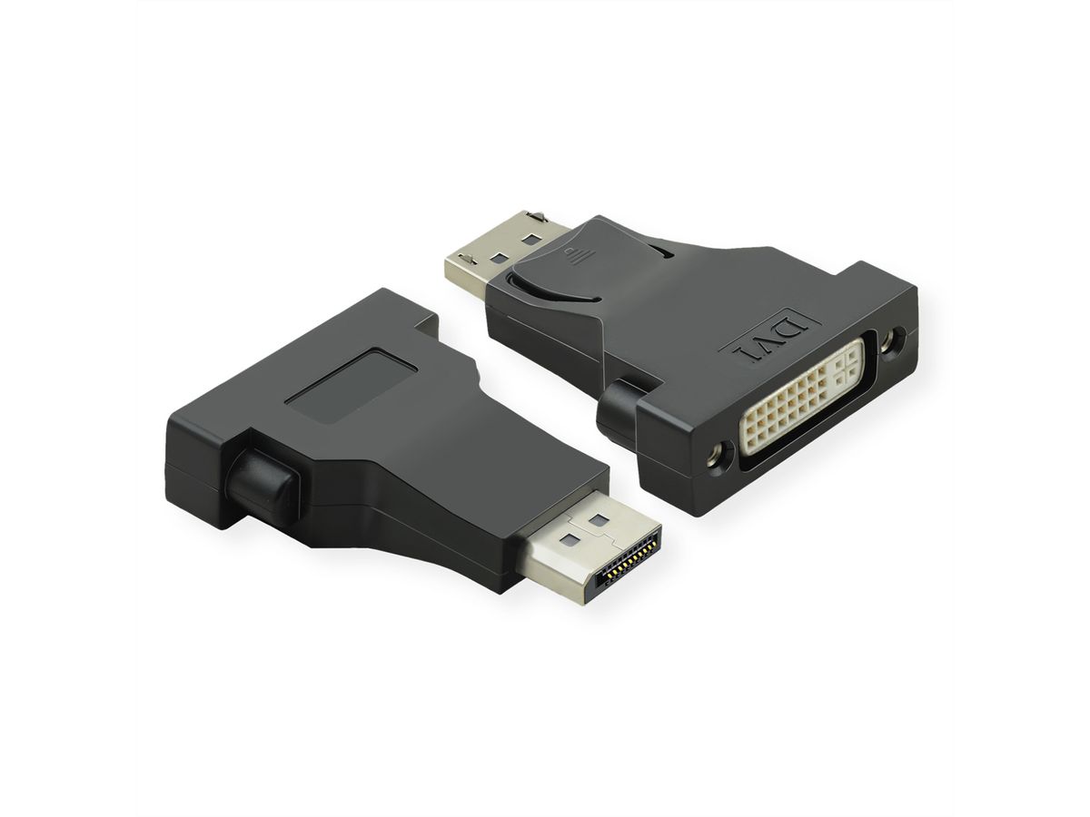 VALUE DisplayPort-DVI Adapter, DP Stecker-DVI Buchse