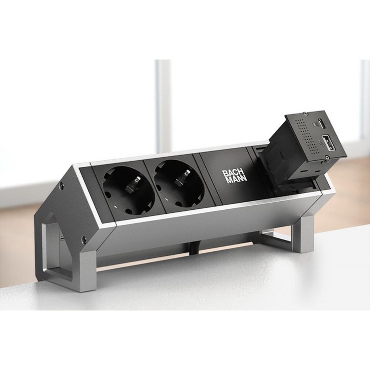 BACHMANN Modul Portreplikator 2x USB, RJ45, Mini DisplayPort, USB-C, PowerDelivery 100W