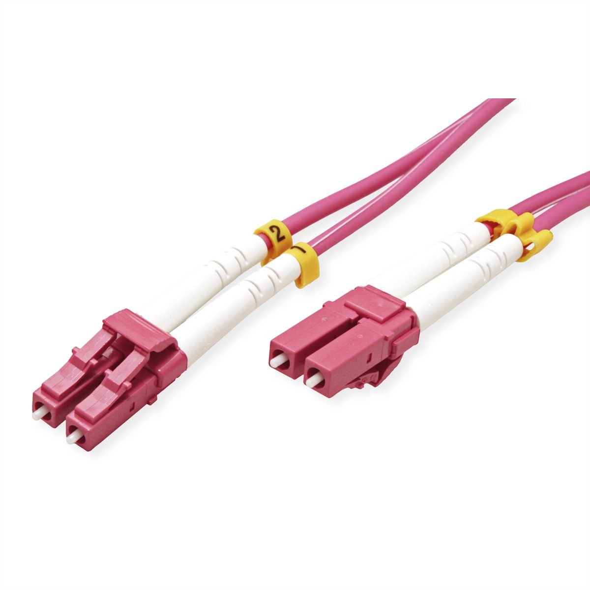 VALUE LWL-Kabel 50/125µm OM4, LC/LC, LSOH, violett, 20 m
