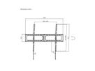 VALUE TV-Wandhalterung, fest, robust, 37-140 Zoll, bis 125 kg