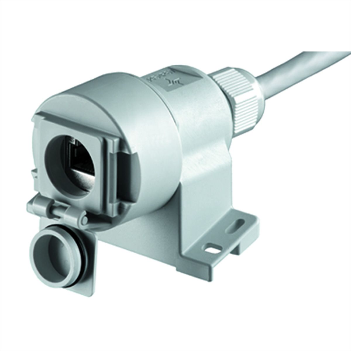 TELEGÄRTNER STX V6 AP-Dose, RJ45 Modul A Cat.6A (ISO/IEC)