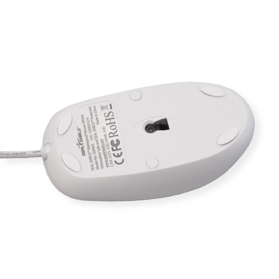 SEAL SHIELD Scroll Wheel Mouse white SSWM3