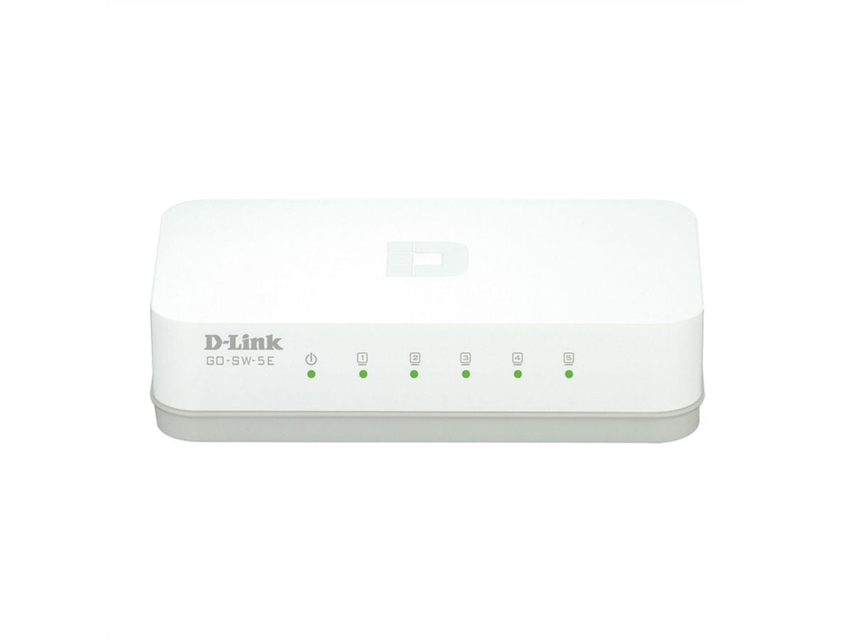 D-Link GO-SW-5E/E 5-Port Fast Ethernet Easy Desktop Switch