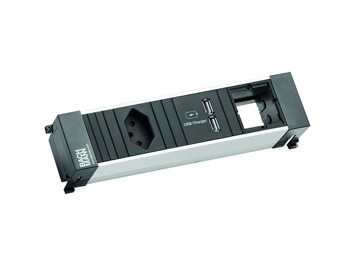 BACHMANN POWER FRAME 1xCH USB Chargr 1CM, Strom 0,2m GST18 Schweiz