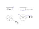 BACHMANN TWIST 2 1xUTE 1xUSB A/C 22W 0,2m GST18 silber rund