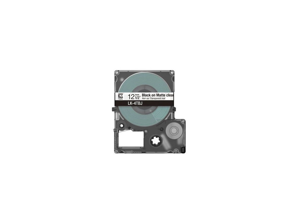 Epson C53S672065 Druckeretikett Schwarz, Transparent