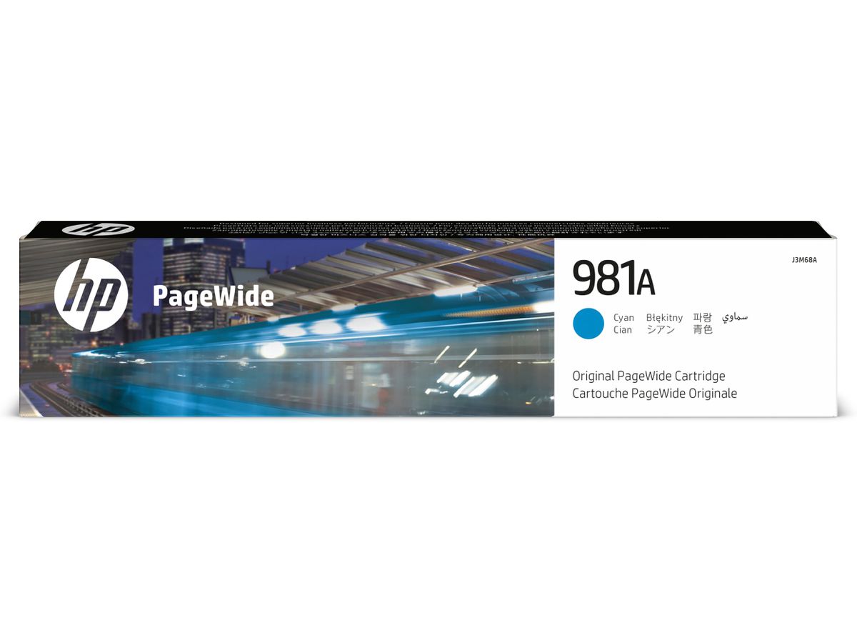 HP 981A Cyan Original PageWide Druckerpatrone