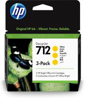 HP 712 3er-Pack Gelb DesignJet Druckerpatrone, 29 ml