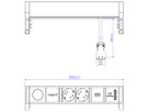 BACHMANN DESK2 1xIOTspot 2xSchutzkontakt, USB Charger