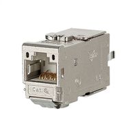 METZ CONNECT C6A Modul Cat.6A (Class EA), 180°, Kabelmontage ohne Werkzeug