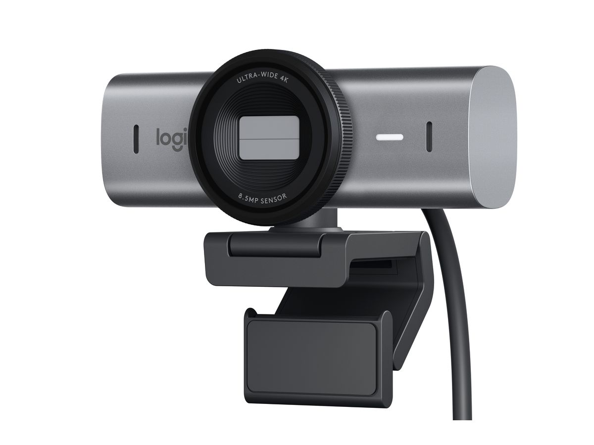 Logitech MX Brio 705 for Business Webcam 8,5 MP 4096 x 2160 Pixel USB 3.2 Gen 1 (3.1 Gen 1) Aluminium, Schwarz