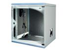 optiRACK "silent" aktiv 12HE, 612x555x600mm, schallgedämmt, Untertisch-Schrank