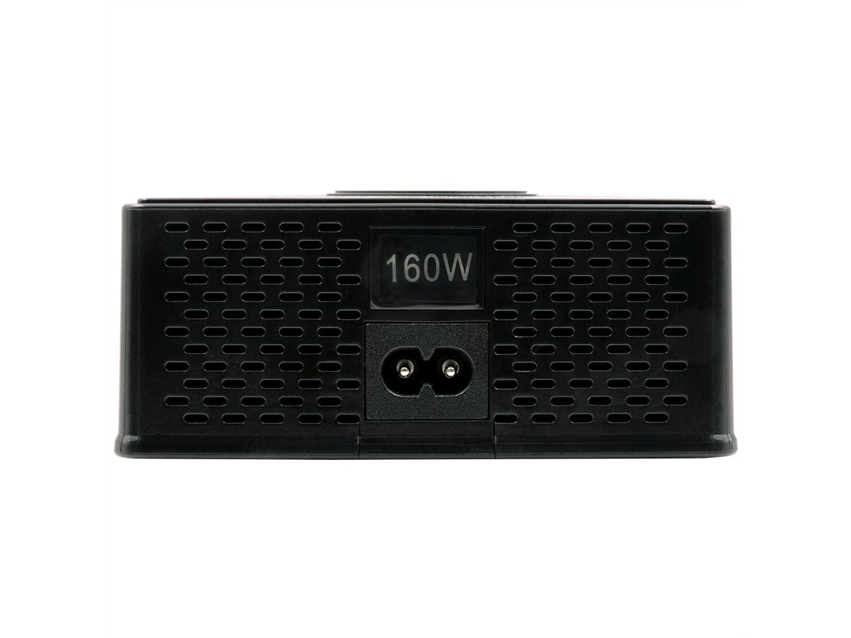 EXSYS EX-1106 Multiport High Power Charger mit QI 15W und USB-C PD mit max. 160W