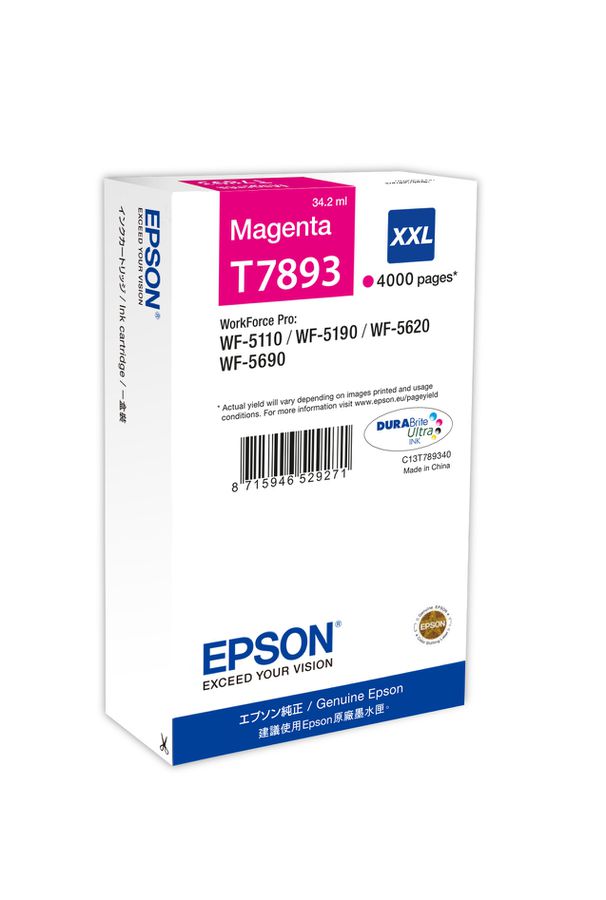 Epson Tintenpatrone XXL Magenta 4k