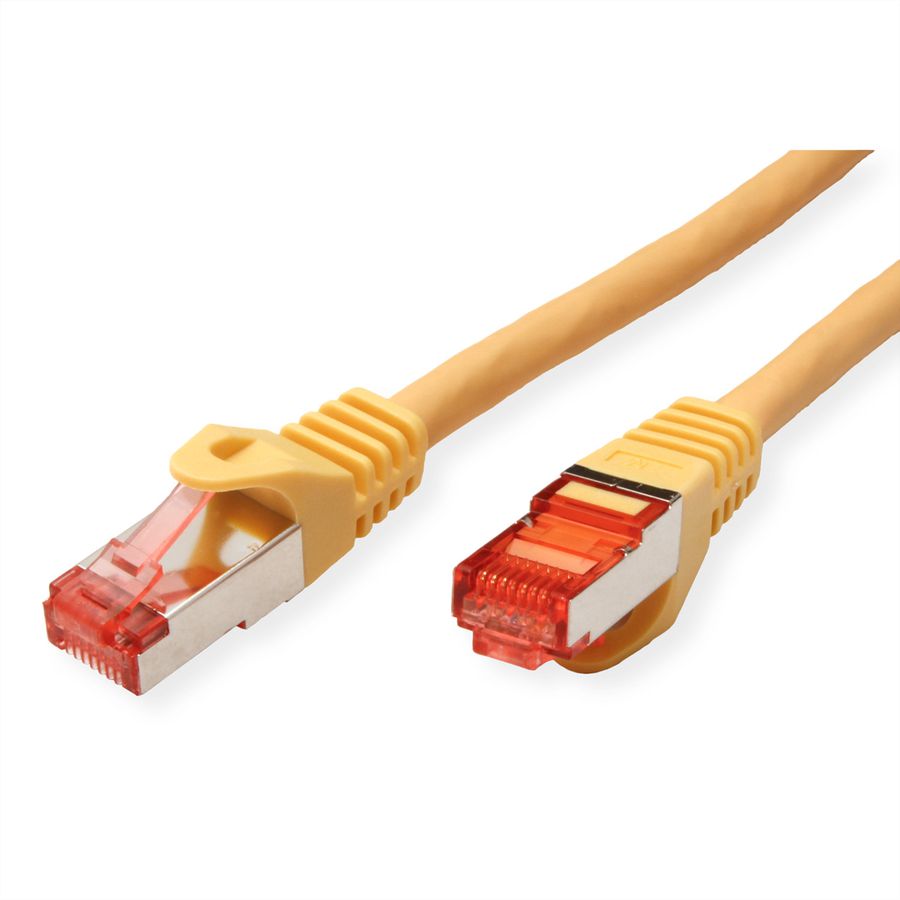 ROLINE Patchkabel Cat.6 S/FTP (PiMF), Component Level, LSOH, gelb, 0,5 m