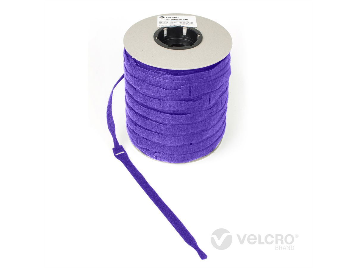 VELCRO® One Wrap® Strap 20mm x 150mm, 750 Stück, violett