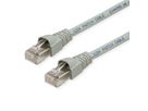 TELEGÄRTNER Patchkabel S/FTP, Kat.6A, LSOH, grau, 3 m