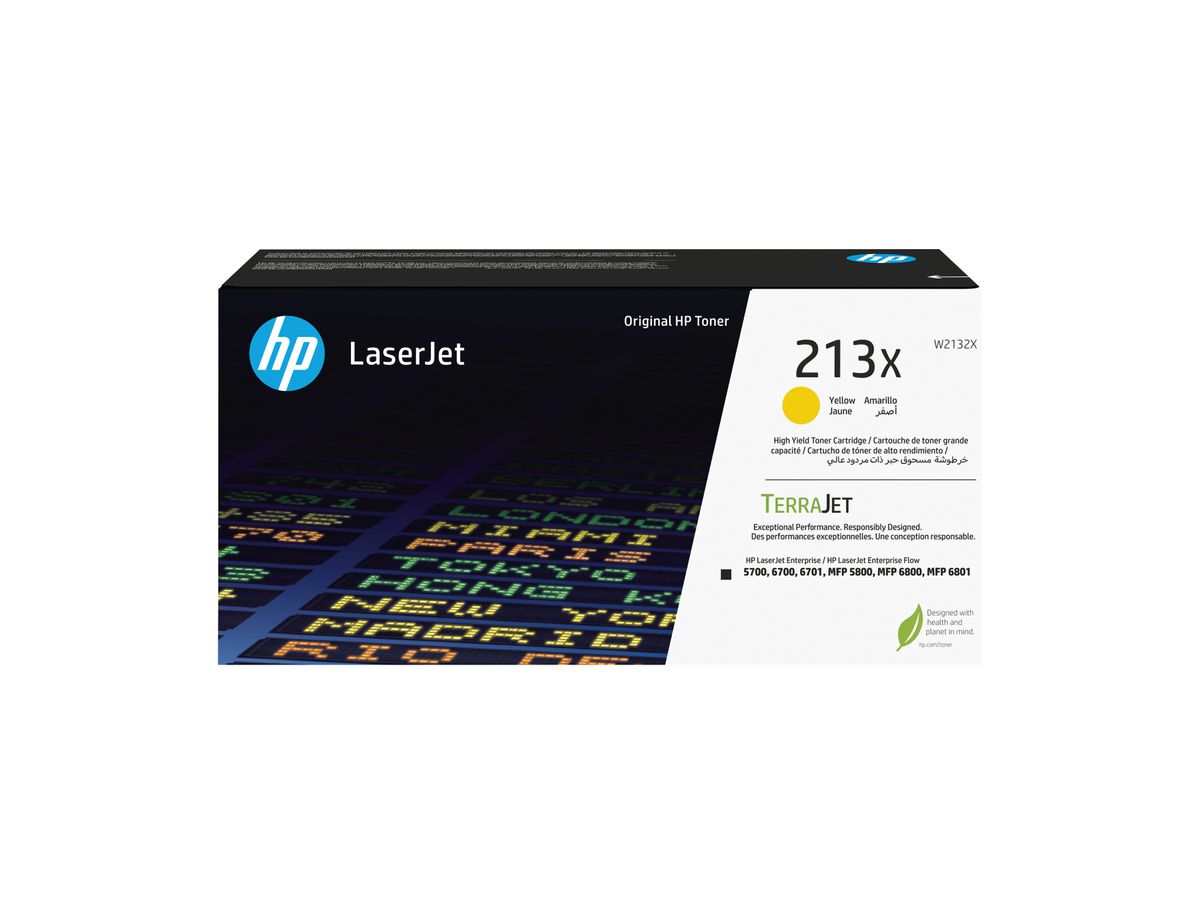 HP 213X Gelb Original LaserJet-Tonerkartusche mit hoher Reichweite