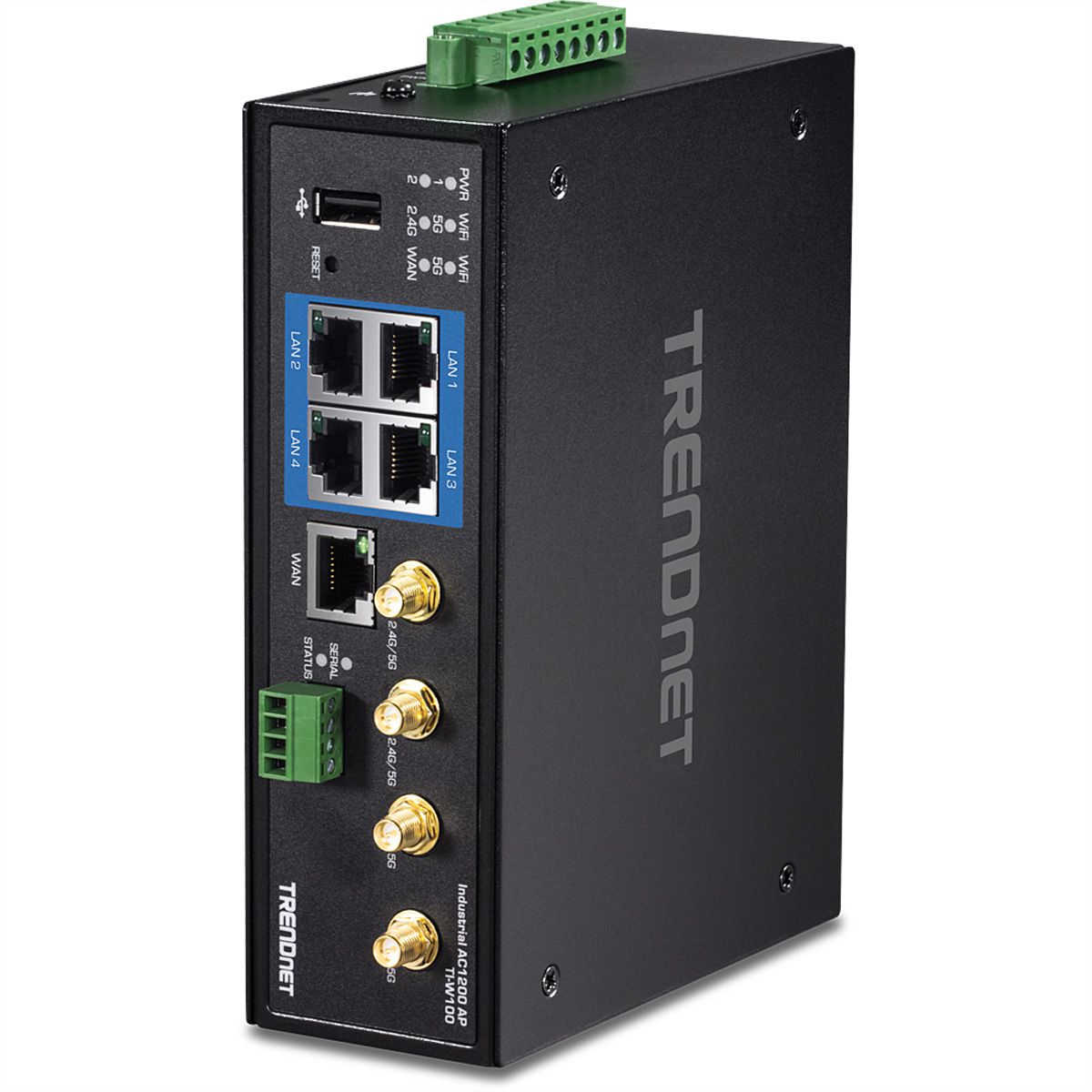 TRENDnet TI-W100 Industrial Router, Wireless AC1200