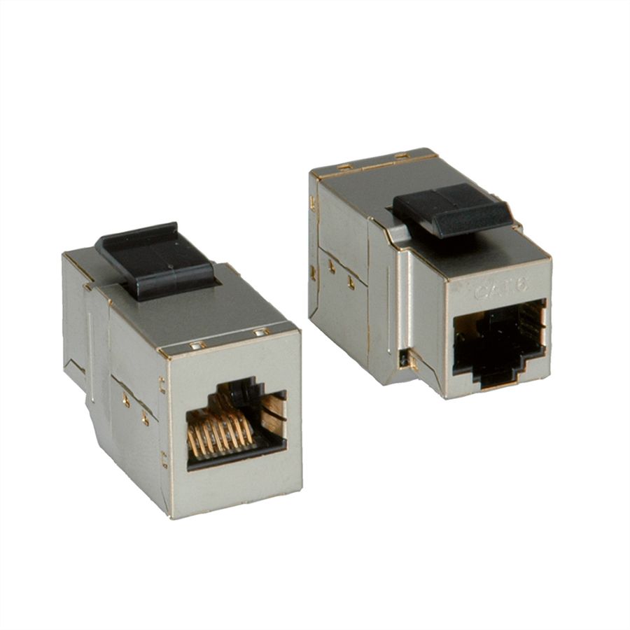 ROLINE RJ-45 Kupplung, Keystone, geschirmt, Cat.6 (Class E)