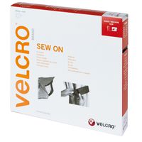 VELCRO® Klettband zum Aufnähen, Haken & Flausch 20mm x 10m Braun
