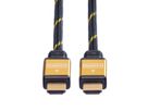 ROLINE GOLD HDMI High Speed Kabel mit Ethernet, 3 m