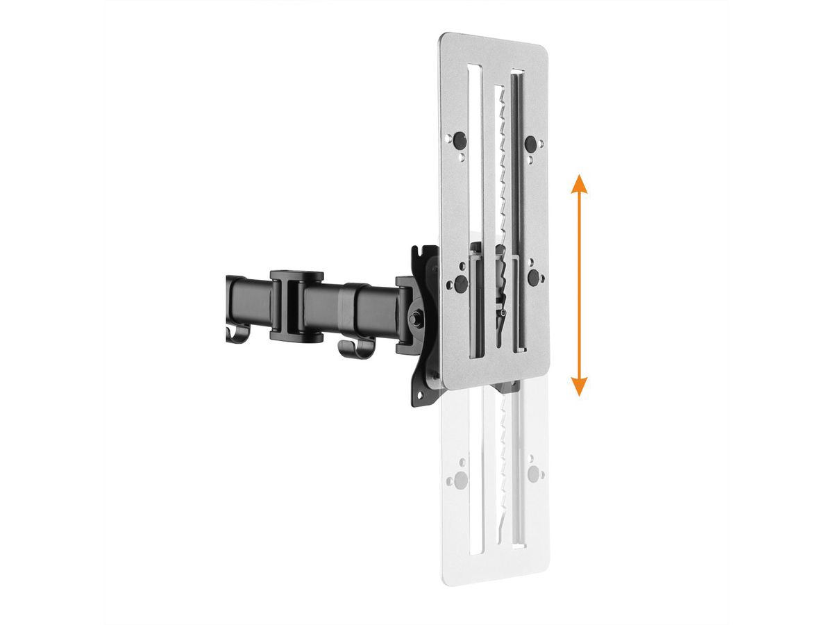 ROLINE VESA Vertikal-Verschiebeplatte, bis 27 Zoll, bis 8 kg