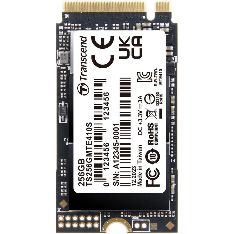 Transcend PCIe SSD 410S 256 GB M.2 PCI Express 4.0 NVMe 3D NAND