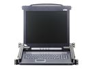 ATEN CL1000M KVM-Konsole, 43cm LCD, VGA, PS/2, Tastaturlayout D